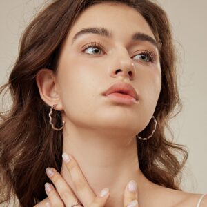 NYC style lab grown diamond earrings