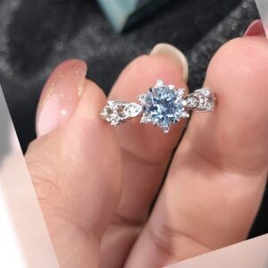 Replica Santa Maria Aquamarine Ring | Luxe Versatile Round – Cut Women’s Jewelry