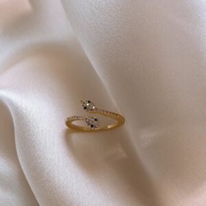 Serpentine Radiance | Zodiac – inspired Adjustable Ring