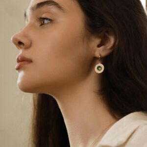 French Retro Straw Hat Earrings | Luxury Versatile Jewelry