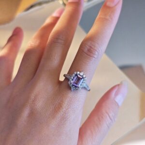 Amethyst S925 Silver Ring: Artisan – Crafted Indie Luxury Jewelry