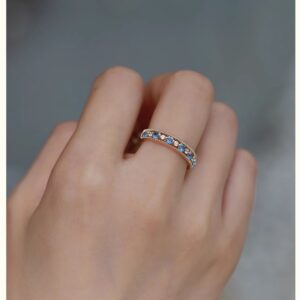 French Court Blue Crystal Lace Ring | Luxury Versatile Jewelry