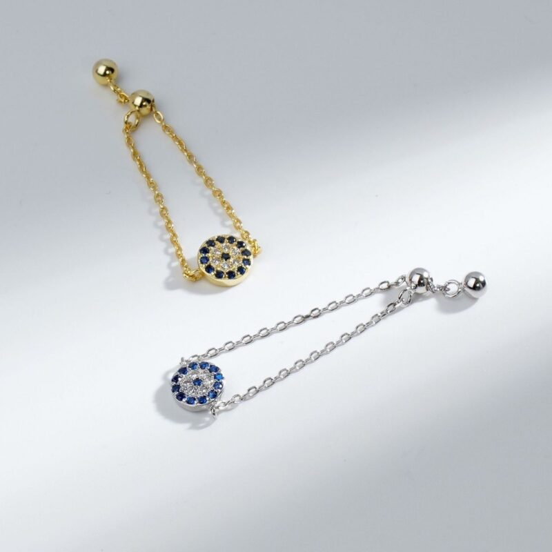 S925 Gold - Plated Blue - Eye Diamond Ring: New Ideas for Commuter Silver Jewelry - Image 3