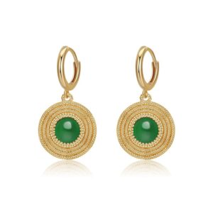 French Retro Straw Hat Earrings | Luxury Versatile Jewelry