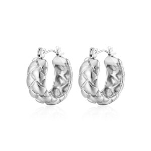 Liu Yifei Inspired Diamond Quilt Studs – Luxe Rose Collection