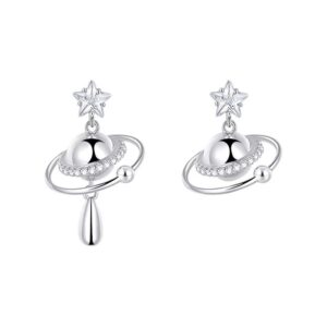 Star Zircon Earrings | Luxe Celestial Design | Elegant Constellation Jewelry