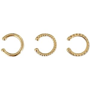 Luxe French – style Piercing – free Silver Ear Cuff