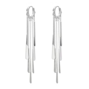 Chic Teardrop Tassel Earrings