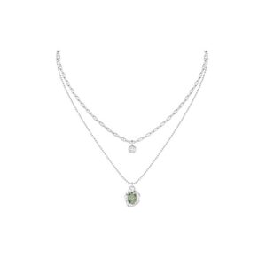 2025 Aurora Series Double – Layer Cat’s Eye Stone Collarbone Chain