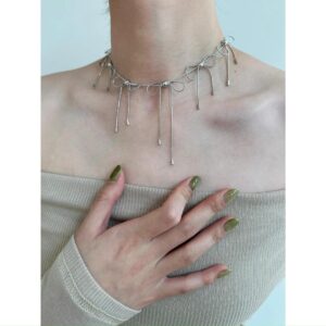 Club style | Edgy Y2K Star Necklace Jewelry Set Elegant Charms Stainless Steel For Women Fashion