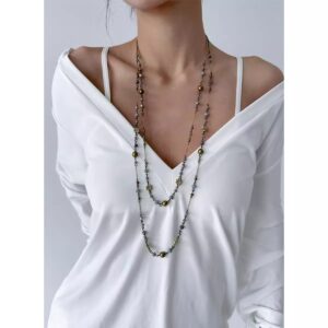 Vintage Bohemian Layered Beaded Necklace for Bold Fashion Statements